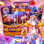 Zeus memanggil petir dan membagikan scatter bonus besar di slot Gates of Olympus di platform KOIN688.