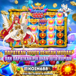 Ilustrasi Starlight Princess 1000x dengan peluang menang hingga 1000x di situs slot online KOIN688