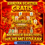 Promosi Mahjong Ways KOIN688 dengan scatter gratis dan bonus member baru 100%