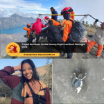 Tim SAR mengevakuasi jenazah pendaki Brazil dari jalur Gunung Rinjani yang curam dan berkabut
