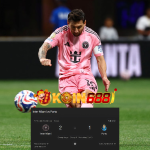 Lionel Messi mencetak gol tendangan bebas saat Inter Miami mengalahkan Porto 2-0 di FIFA Club World Cup 2025