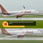 Pesawat Batik Air mendarat miring di landasan pacu dengan cuaca ekstrem, penumpang dievakuasi dengan cepat