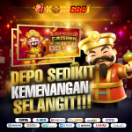 Tampilan promo Koin688 Depo Sedikit Menang Banyak dengan slot Emperor Caishen dan layanan deposit lengkap