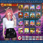 Tampilan daftar slot gacor Koin688 dengan RTP tertinggi, info update terbaru hari ini