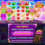 Pemain memenangkan Rp 100 juta dalam 10 putaran gratis di slot Sweet Bonanza Super Scatter di situs slot online terpercaya KOIN688