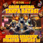 Banner slot online tema Anubis Mesir kuno di situs KOIN688 yang membayar kemenangan tanpa batas