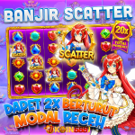 Tampilan game slot Starlight Princess dengan scatter 2x berturut dan pengali 20x di situs Koin688