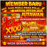 Koin688 promo member baru bonus 100% dengan server slot gacor dari Thailand modal receh bisa jadi jutawan